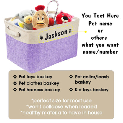 Personalized Toy Basket