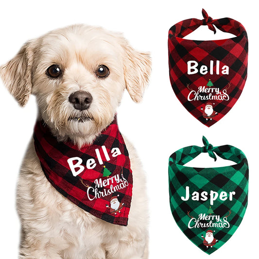 Personalized Christmas Bandanas